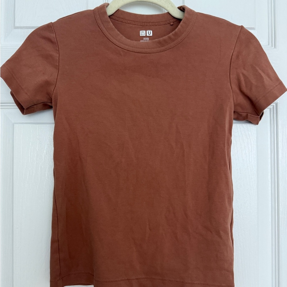 Uniqlo Terracotta Crew Neck Tee